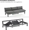 KETTLER Comfort 3-Sitzer/Liege, anthrazit matt/ graphite, Produktbild-Vorschau 15