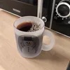 Schneemann im Schnee Glas Tasse Produktbild-Vorschau 5