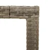 Gartentisch mit Akazienholz-Platte Grau 90x90x75 cm Poly Produktbild-Vorschau 8