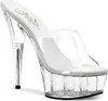 DELIGHT-601 Damen Slipper von Pleaser, Transparent  , EU Produktbild-Vorschau 1