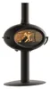 Poêle à bois BRIO SUR PIED - 7 kW - Rdt: 76% - B. 50 cm - Voir les images du produit 1