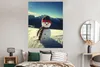 MuchoWow® Poster Schneemann mit Blick auf die Landschaft Produktbild-Vorschau 4
