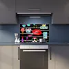 Herdabdeckplatte Glaskeramik 80x52 Mit Spruch Bunt Produktbild-Vorschau 6