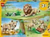 LEGO Creator 3-in-1-Set Wilde Tiere: Majestätischer Löwe - Produktbild-Vorschau 8