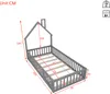 A diagram of a children's bed with dimensions indicated by red lines and numbers. Anteprima dell’immagine prodotto