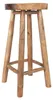 KANSAS Tabouret de bar en teck Tabouret de bar en bois Voir les images du produit 2