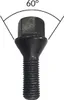 10x Radschraube M12x1,25 Kegelbund 60° schwarz 24 mm | Produktbild-Vorschau 3