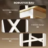 Lot de 2 tabourets de bar HOMCOM : tabourets de cuisine Voir les images du produit 5