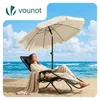 VOUNOT® Sonnenschirm Strandschirm 200cm mit Tragetasche und Produktbild-Vorschau 2