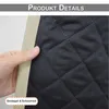 A close-up of a quilted fabric, with a hand holding the edge. Náhľad obrázku produktu