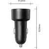 Joyroom Nabjeka do auta 2x Usb C 70W s LED displejem ern Náhled obrázku produktu 9