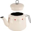 Kremkleurige, geëmailleerde theepot TONCA, 1,6 liter Productafbeelding-voorbeeld 3