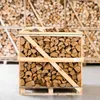 Halbe Palette kammergetrocknetes gespalten Eiche Brennholz Produktbild-Vorschau 2