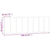 Kopfteil-Kissen Dunkelgrün 160 cm Samt Produktbild-Vorschau 10