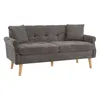 Merax 2-Sitzer Doppelsofa mit dicken Kissen, Holzbeinen und Produktbild-Vorschau 15