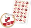 itenga 24x Sticker "Kirsche" (Motiv 175) Produktbild-Vorschau 1
