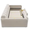 Lit-canapé rembourré pour enfant Merax 90 x 200 cm avec Voir les images du produit 10