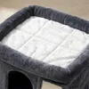 Relaxdays Kratzbaum, mit Höhle, Kratzbrett & Liegefläche, Produktbild-Vorschau 9