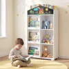 Étagère pour enfants COSTWAY en forme de maison, étagère Voir les images du produit 2