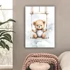 MuchoWow® - Leinwandbilder - Bär - Baby - Tier - Kinder, Produktbild-Vorschau 2