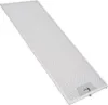 A silver metal range hood filter is shown against a white background. Produktbild-Vorschau