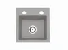 Faizee Home | Compact Granitspüle Grau 41 x 44 cm – Produktbild-Vorschau 2