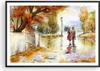 Gerahmtes Poster - Schwarzer Rahmen - Wetter regen herbst Produktbild-Vorschau 1