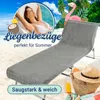Liegenbezug Frottee für Gartenliege, 100% Baumwolle, 75x215 Produktbild-Vorschau 2