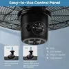 Wandventilator mit 3 Geschwindigkeitsstufen, 85°Oszillation Produktbild-Vorschau 6