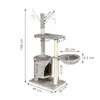 Springos® Kratzbaum Aussichtsplattform Spielmäuschen Produktbild-Vorschau 8
