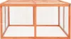 Kaninchenstall 124x120x60 cm Massivholz Tanne Produktbild-Vorschau 4