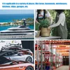 A collage of four images showing a yacht, people gardening, cars, and warehouse shelves. Produktbild-Vorschau