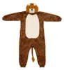 Onesie Kigurumi Pyžamo Lev Převlek Kostým S: 145 - 155cm Náhled obrázku produktu 4