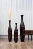 Leewadee Hohe Bodenvase 85 cm aus Mangoholz in braun Produktbild-Vorschau 6