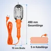 MasterLED Werkstattlampe mit Schutzkorb 1x E27 5 m Kabel Produktbild-Vorschau 4