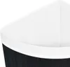 vidaXL Rohový kôš na bielizeň Bamboo Black 60 L Náhľad obrázku produktu 5