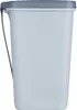A light gray trash can with a gray lid and handle, shown from the front. Náhled obrázku produktu
