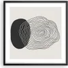 Gerahmtes Poster - Schwarzer Rahmen - Abstraktion Fleck Produktbild-Vorschau 1