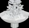 vidaXL Sapin de Noël à neige avec pied de parasol blanc 75 Voir les images du produit 9