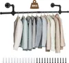 Kleiderstange, Wandhängende Industrielle Garderobe,  Produktbild-Vorschau 1