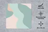 MuchoWow® Mauspad Mousepad Sommer - Formen - Pastell 20x20 Produktbild-Vorschau 2