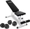 Physionics® Multifunktion Hantelbank + Kurzhantel Set 30 kg Produktbild-Vorschau 10