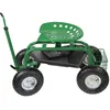 Gartenhocker Rollsitz Gartensitz Fahrbarer Gartenrollsitz Produktbild-Vorschau 3