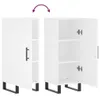 vidaXL Sideboard Weiß 34,5x34x90 cm Holzwerkstoff - Produktbild-Vorschau 10