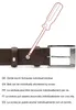 Red Bridge Herren Gürtel Echtleder Ledergürtel Leather Belt Produktbild-Vorschau 3