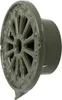 Elegante griglia di ventilazione rotonda in alluminio Anteprima dell’immagine prodotto 2