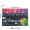 Dual Brush Pens, 100 Farben, Filzstifte mit Doppelspitze, Produktbild-Vorschau 2