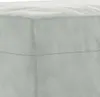 vidaXL Fußhocker Hellgrau 60x50x41 cm Samt Produktbild-Vorschau 5