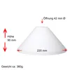 Schusterschirm Lampenglas weiß matt Ø 220mm Vestaschirm Produktbild-Vorschau 2