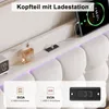 Łóżko platformowe INONEFT, 140x200 cm, łóżko tapicerowane z Podgląd zdjęcia produktu 7